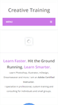 Mobile Screenshot of creative-training.com